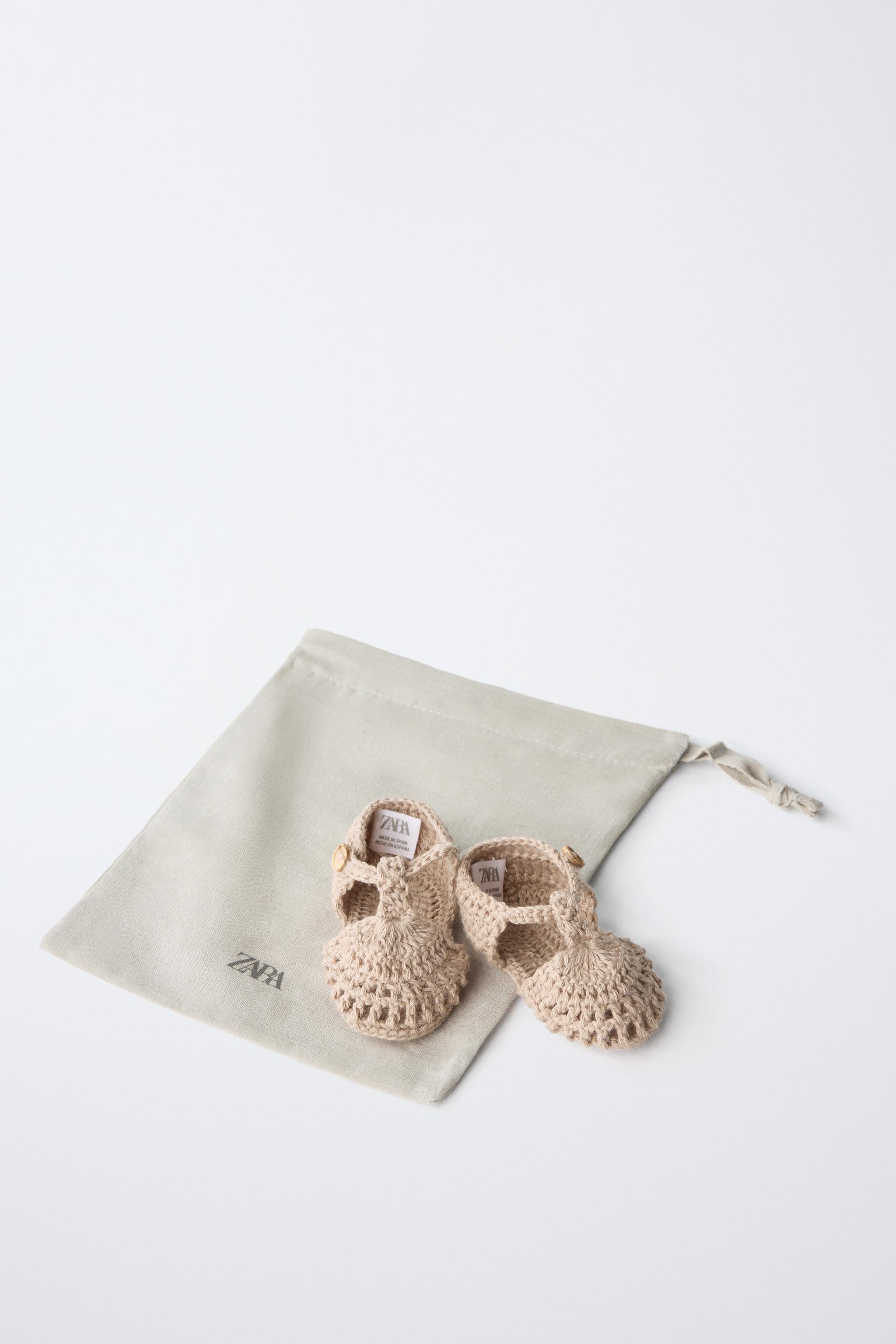 COTTON KNIT SANDALS